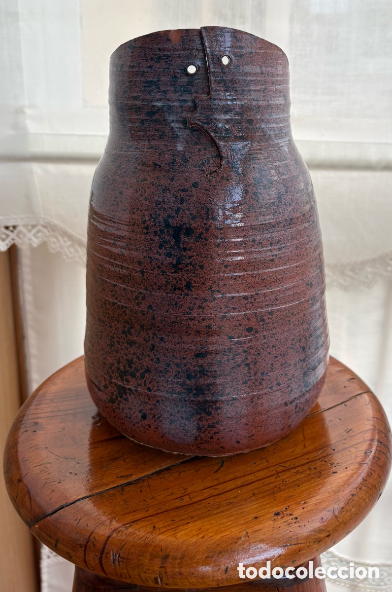 Coleccionismo: Vasija de cer&aacute;mica de MIGUEL GONZALEZ de UNION-ARTE: ARTISTAS CANTABROS CONTEMPORANEOS 1980