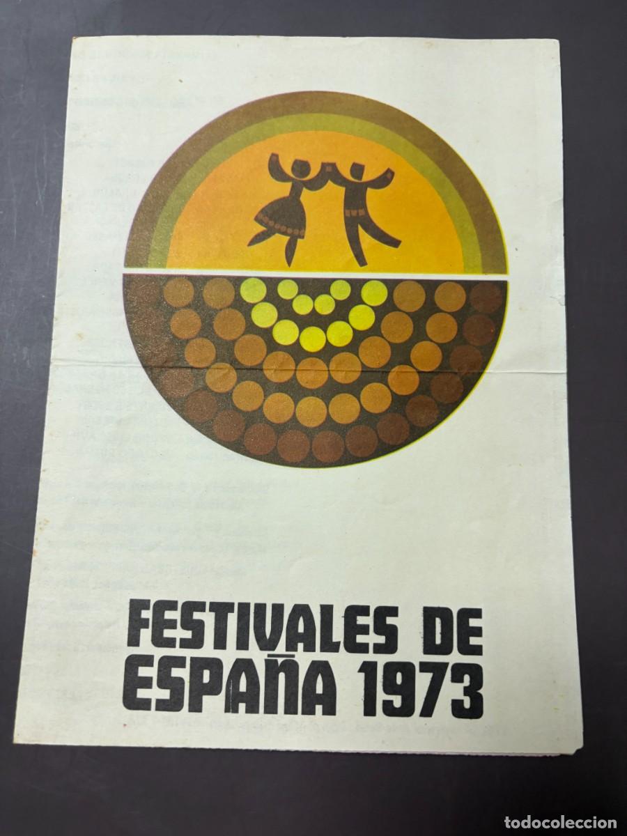 Coleccionismo: PROGRAMA DE MANO. FESTIVALES DE ESPA&Ntilde;A 1973. LA MUERTE DE DANTON. TEATRO ESPA&Ntilde;OL.
