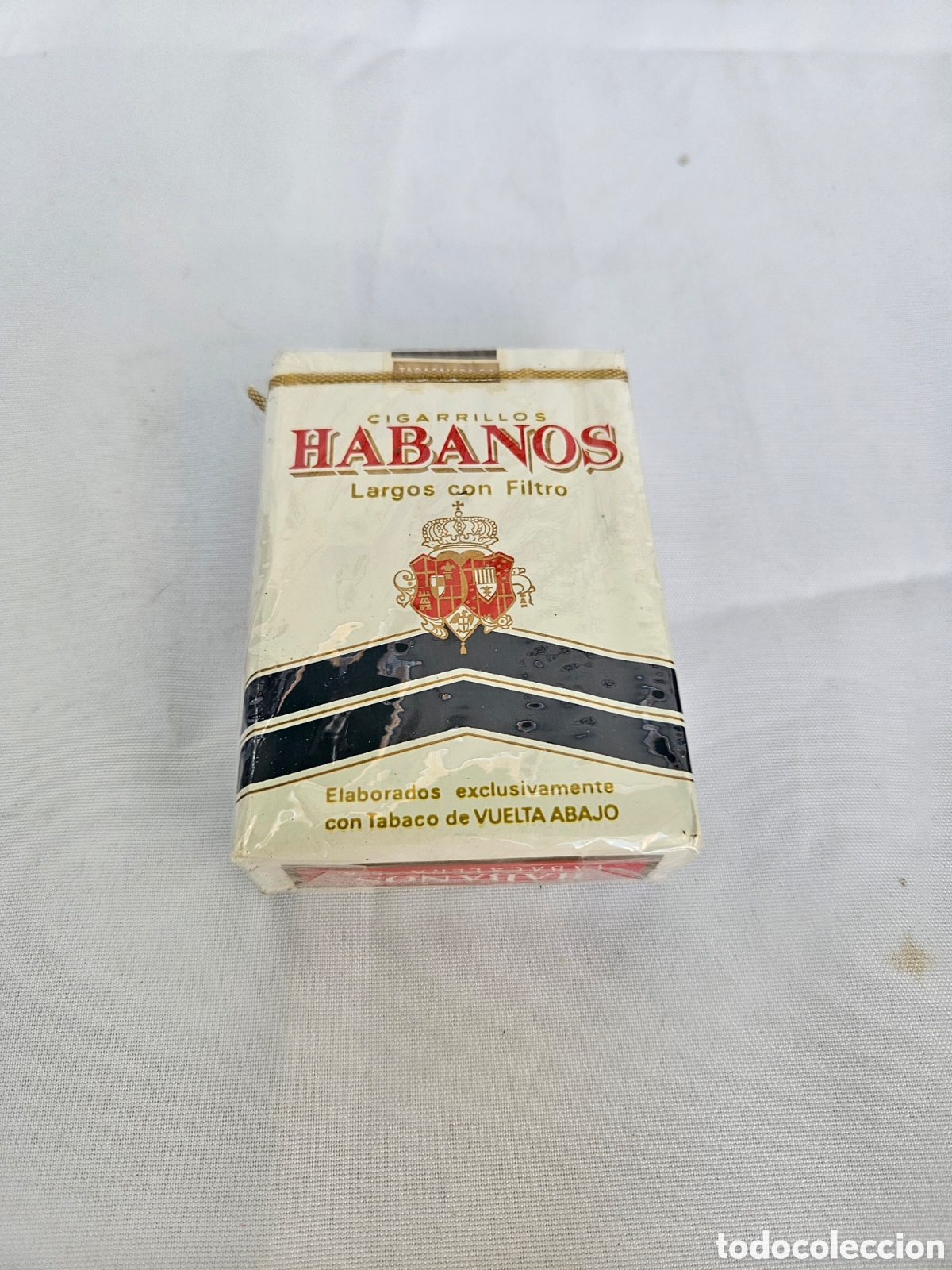 Coleccionismo: PAQUETE TABACO SIN ABRIR CIGARRILLOS HABANOS LARGO CON FILTRO