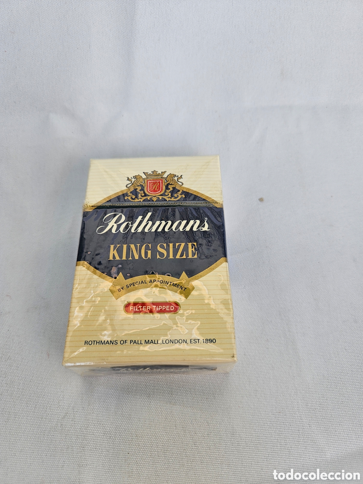 Coleccionismo: PAQUETE TABACO SIN ABRIR ROTHMANS KING SIZE. BY SPECIAL APPOINTMENT. LONDON, EST.1890