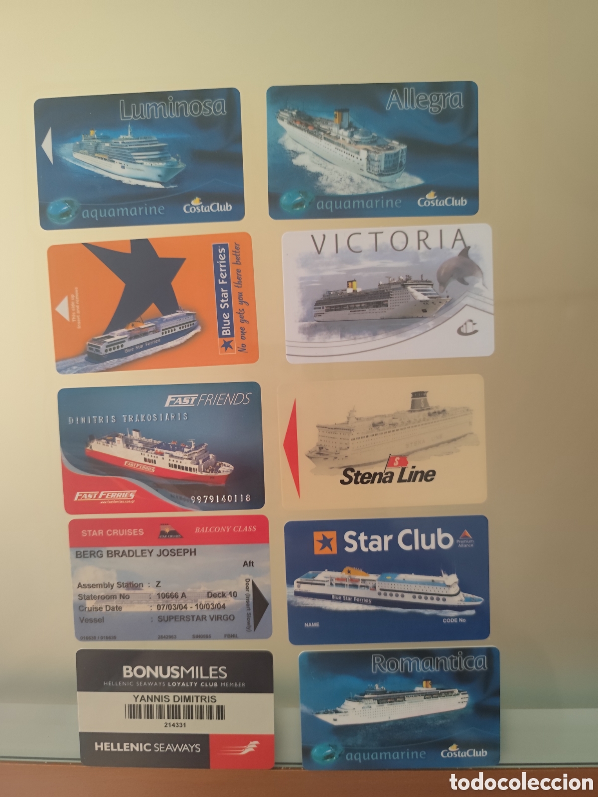 Coleccionismo: 10 llaves de cruceros