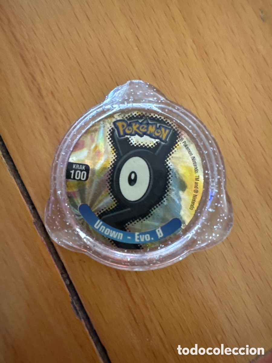 Coleccionismo: POK&Eacute;MON KRAK N&ordm; 100 UNOWN EVO. &ndash; TAZO KRAKS