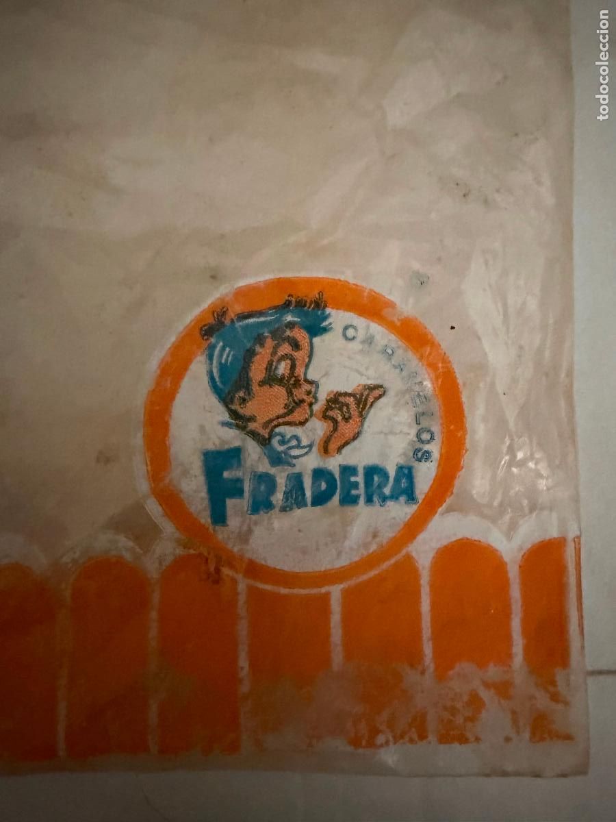 Coleccionismo: Bolsa mediana caramelos fradera - Foto 2