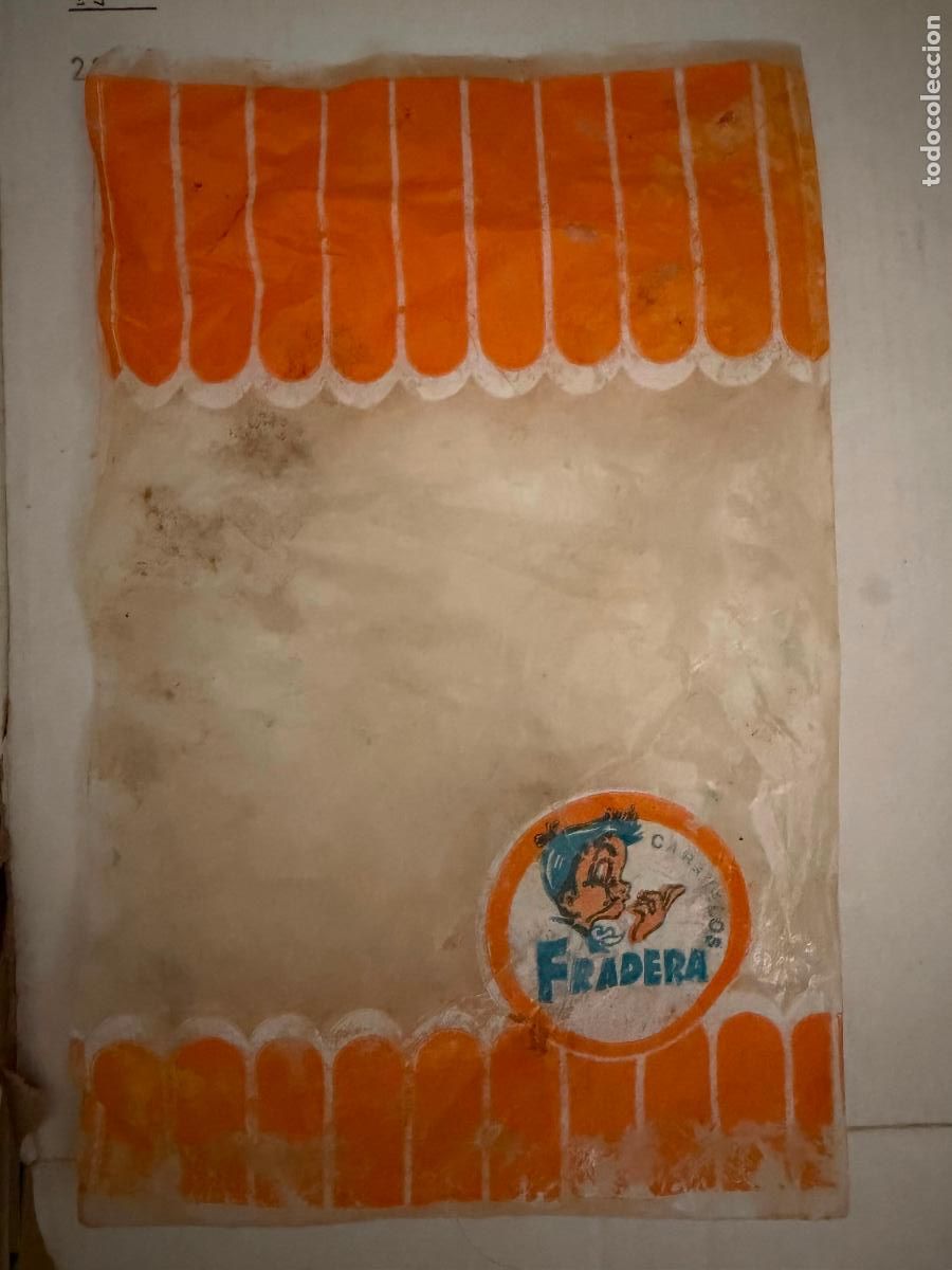 Coleccionismo: Bolsa mediana caramelos fradera