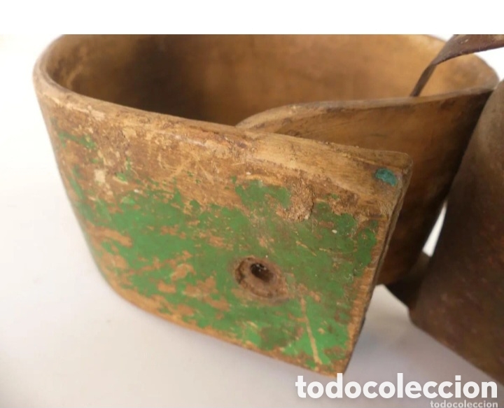 Coleccionismo: Antiguo cencerro con collar - Foto 8