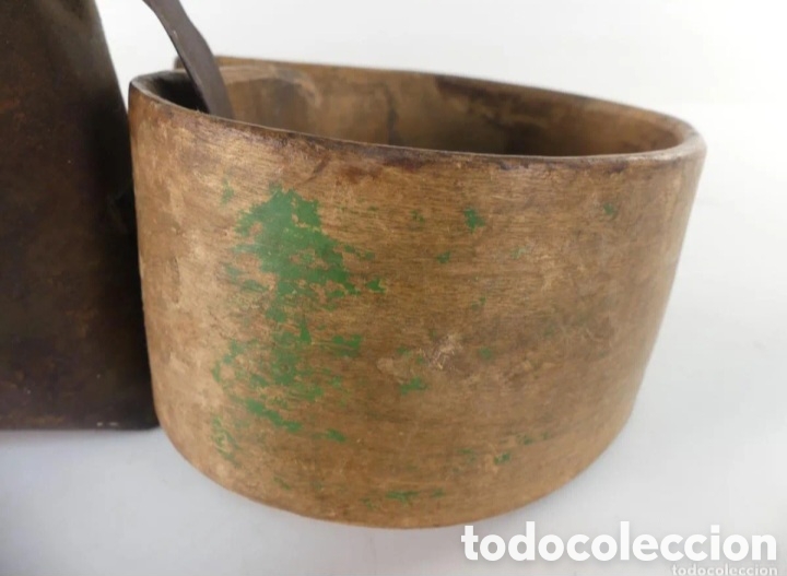 Coleccionismo: Antiguo cencerro con collar - Foto 9