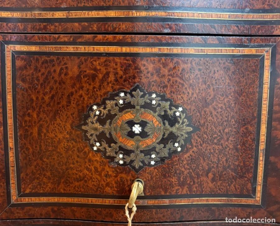 Coleccionismo: Caja Marqueter&iacute;a estilo Napole&oacute;n III - Foto 2