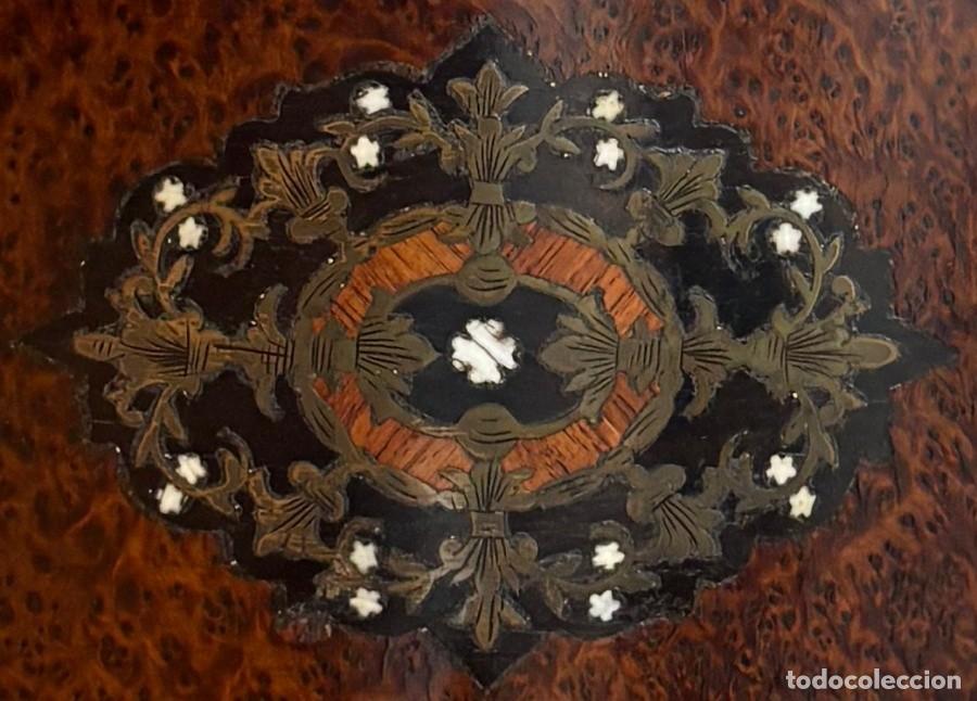 Coleccionismo: Caja Marqueter&iacute;a estilo Napole&oacute;n III - Foto 4