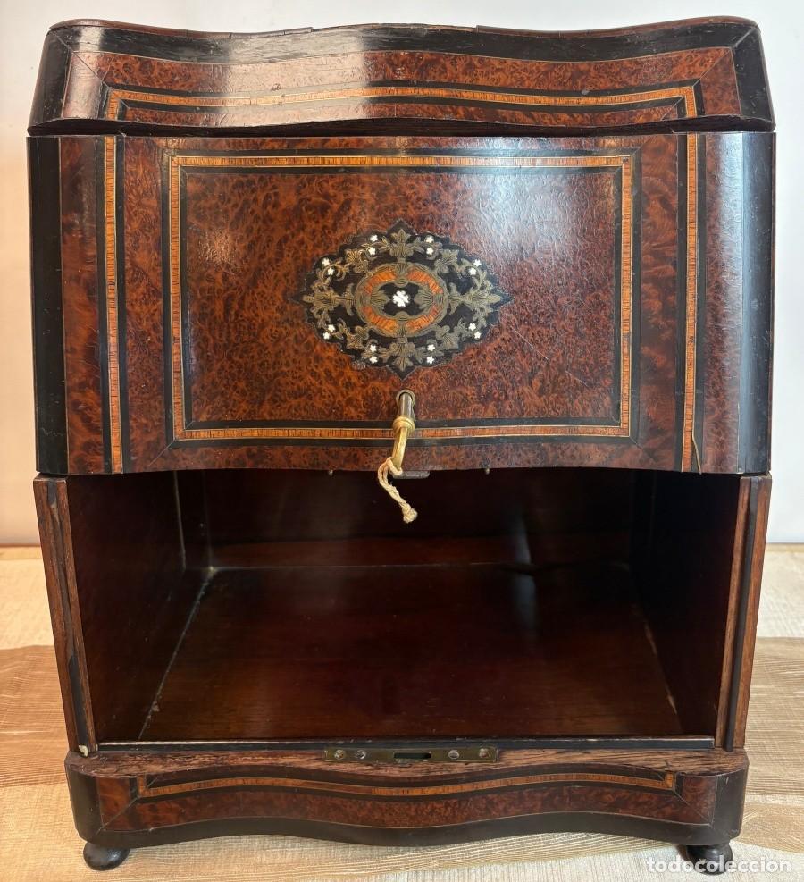 Coleccionismo: Caja Marqueter&iacute;a estilo Napole&oacute;n III - Foto 9