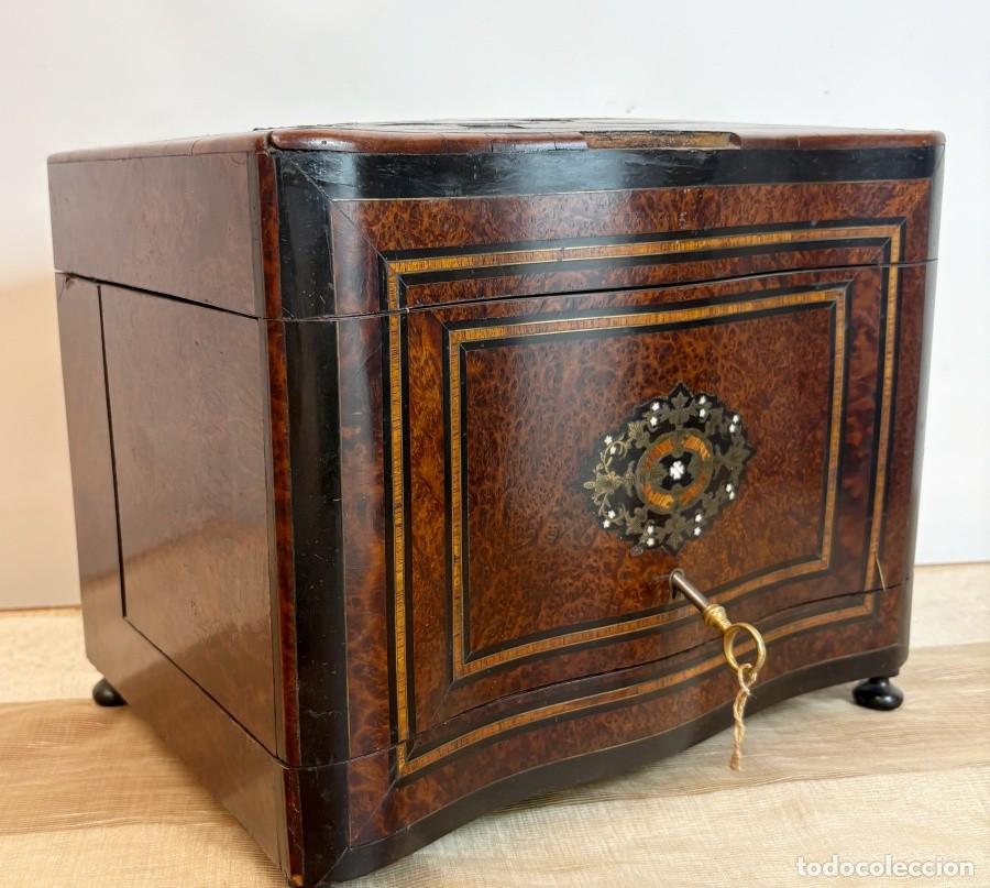 Coleccionismo: Caja Marqueter&iacute;a estilo Napole&oacute;n III - Foto 10