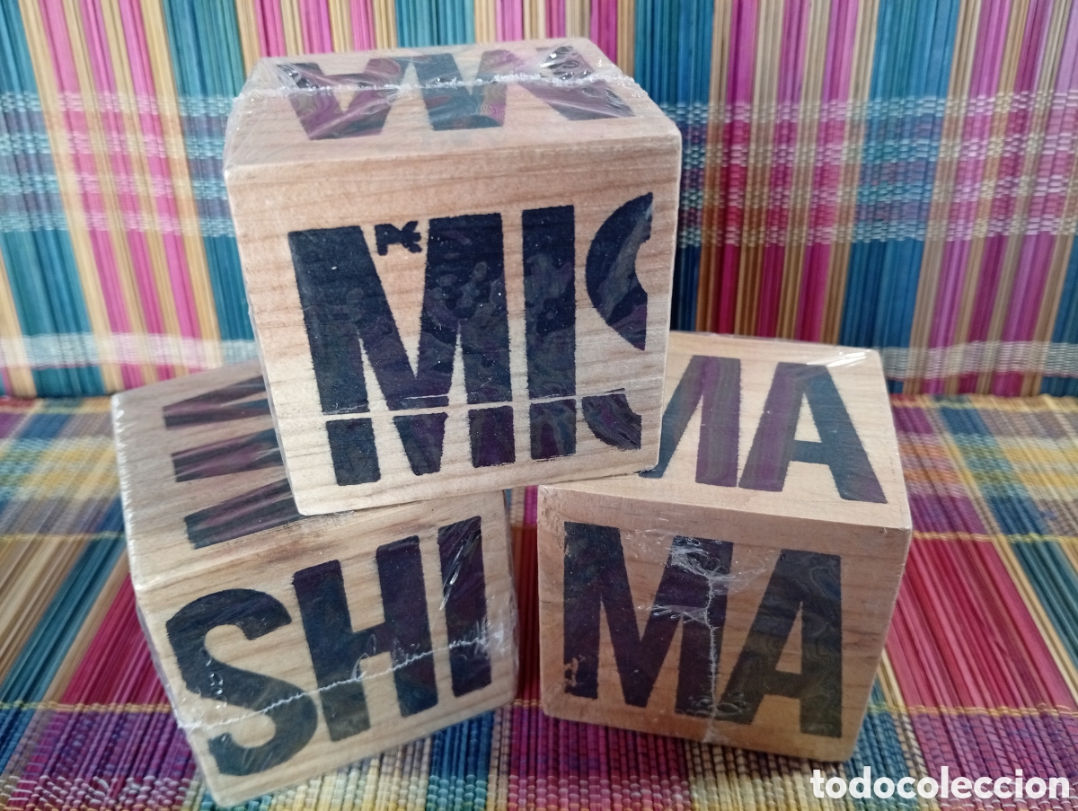 Coleccionismo: MISHIMA, MAALOUF * ALIANZA ED. 2016 * (precio unidad) pisapapeles - cubo madera