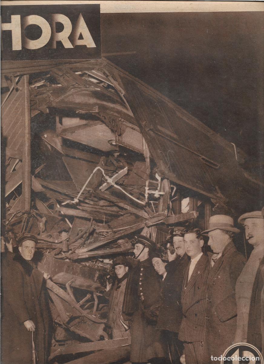 Coleccionismo: A&Ntilde;O 1933 CHOQUE TREN OMNIBUS DE TOLEDO Y UN TREN TRANVIA DE GETAFE MUERTE CONDUCTOR VALENTIN ALONSO
