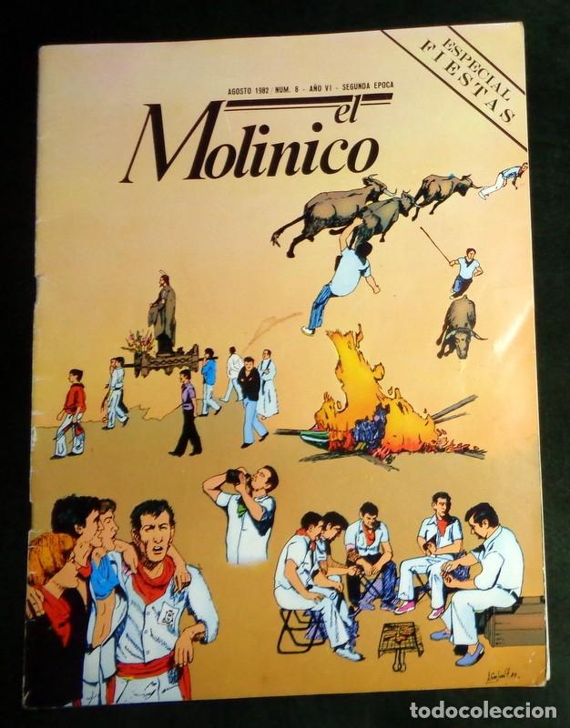 Coleccionismo: REVISTA EL MOLINICO ANTIGUA Agosto 1982. ESPECIAL FIESTAS PROGRAMA. MARCILLA NAVARRA. F&Uacute;TBOL CELTA