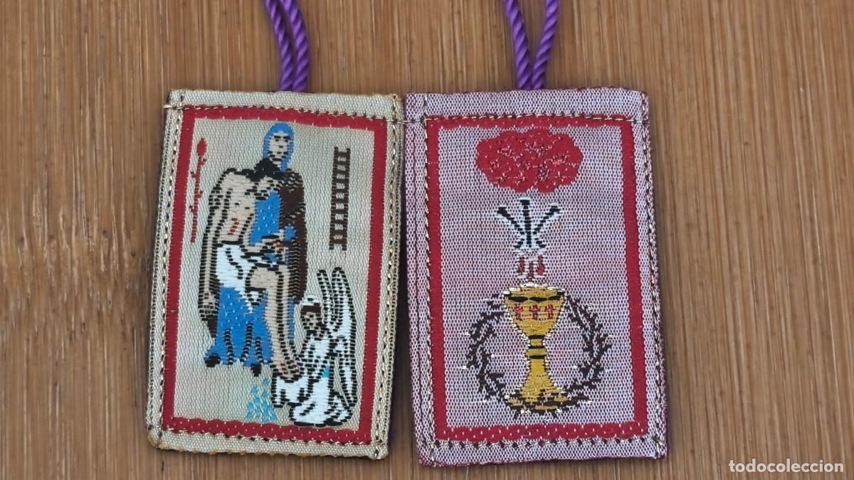 Colecionismo: Escapulario morado de Bendici&oacute;n y Protecci&oacute;n &ndash; Marie-Julie Jahenny