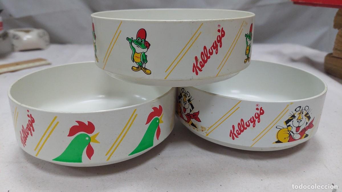 Coleccionismo: Antiguos tazones de kellogg,s a&ntilde;os 80