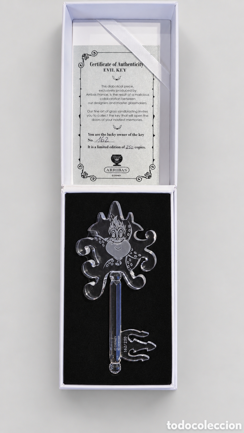 Coleccionismo: Llave Disney &Uacute;rsula Arribas cristal 162/250