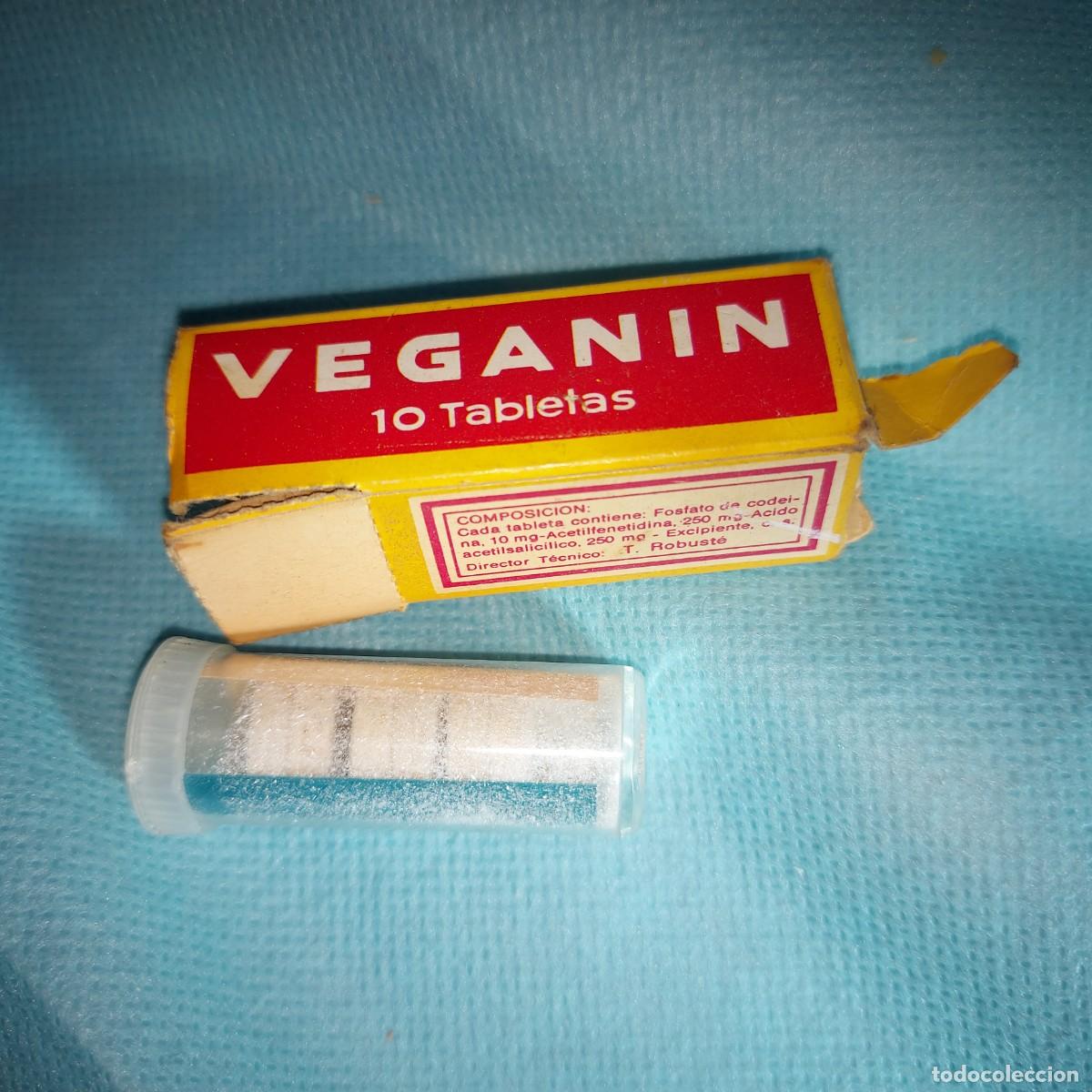 Coleccionismo: ANTIGUO MEDICAMENTO DE FARMACIA, VEGANIN, CODEINA