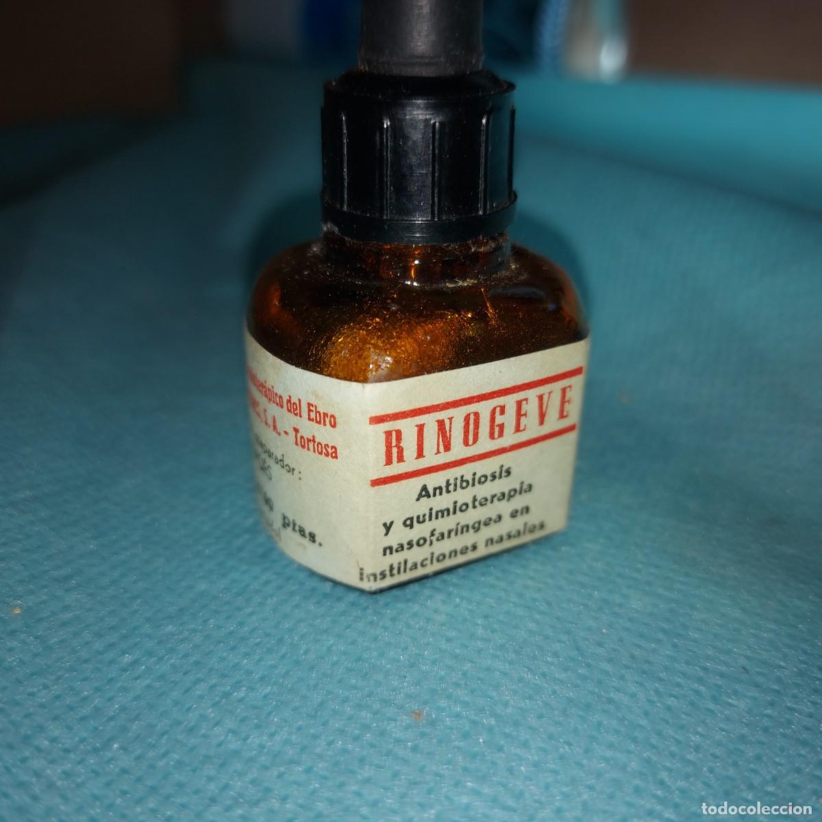 Coleccionismo: ANTIGUO Medicamento DE FARMACIA RINOGEVE