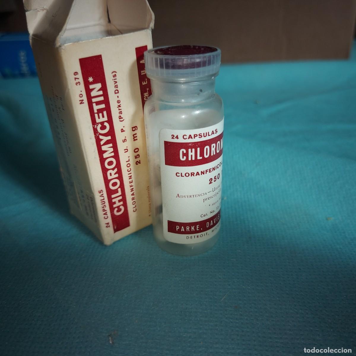 Coleccionismo: ANTIGUO MEDICAMENTO DE FARMACIA, CHLOROMYCETIN , CLORANFENICOL