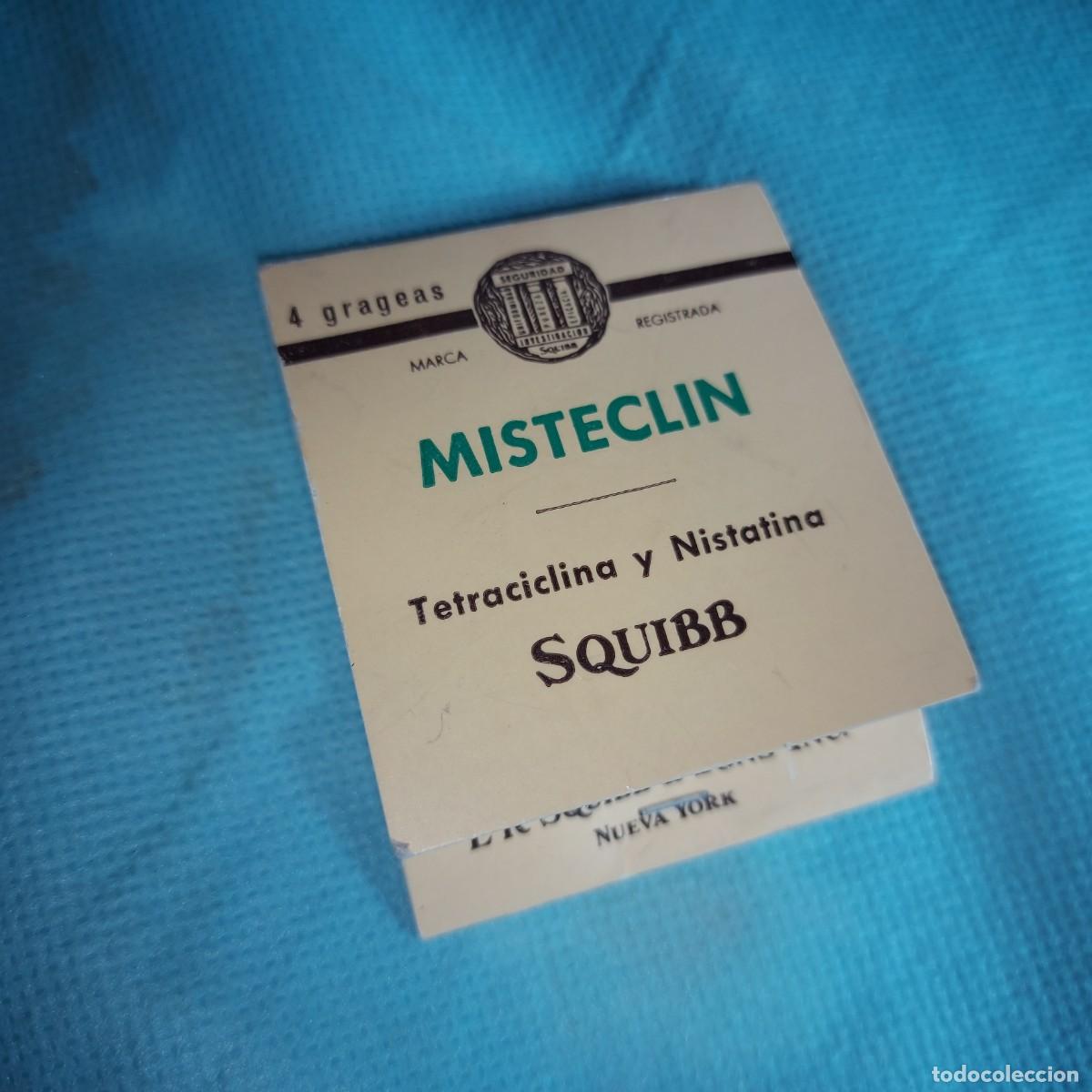 Coleccionismo: MEDICAMENTO ANTIGUO DE FARMACIA, MISTECLIM , TETRACICLINA