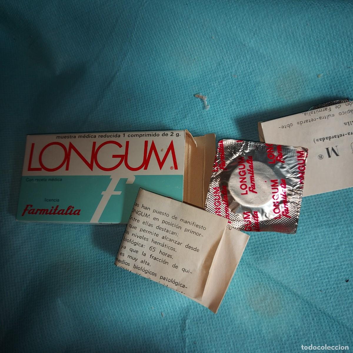 Coleccionismo: ANTIGUO MEDICAMENTO, MEDICAMENTO DE FARMACIA - LONGUM
