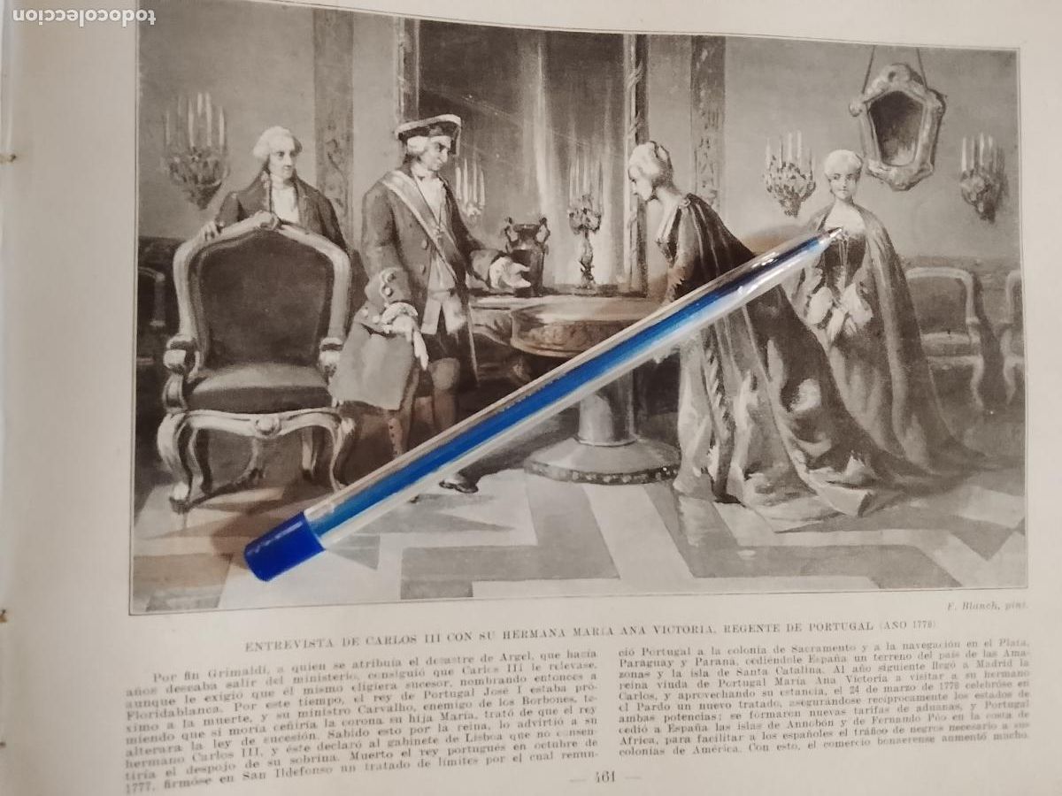 Coleccionismo: HOJA PUBLICACION - ENTREVISTA A CARLOS III CON SU HERMANA . REGENTE DE PORTUGAL A&Ntilde;O 1778