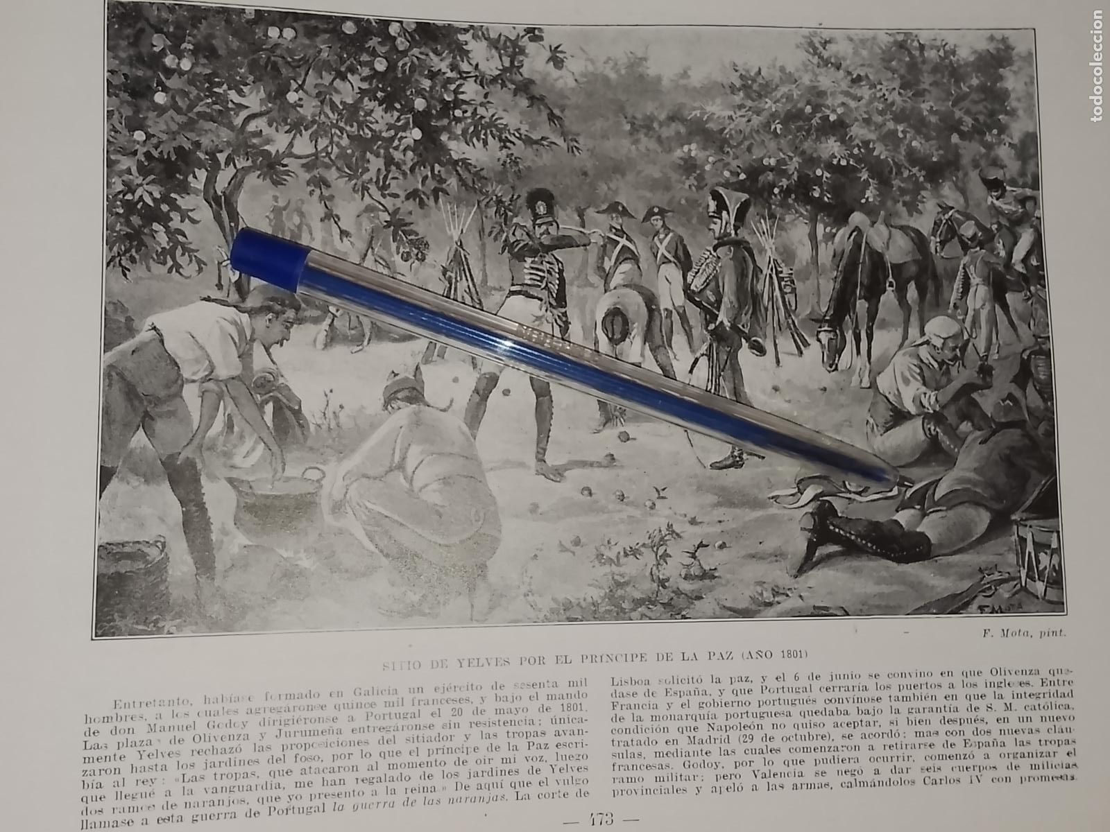 Coleccionismo: HOJA PUBLICACION - MILITAR - SITIO DE YELVES POR EL PRINCIPE DE LA PAZ A&Ntilde;O 1801 EJERCITO GALICIA