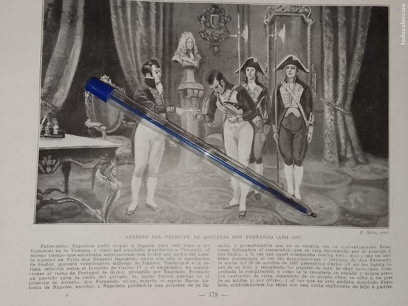 Coleccionismo: HOJA PUBLICACION - MILITAR - ARRESTO DEL PRINCIPE DE ASTURIAS POR DON FERNANDO A&Ntilde;O 1807