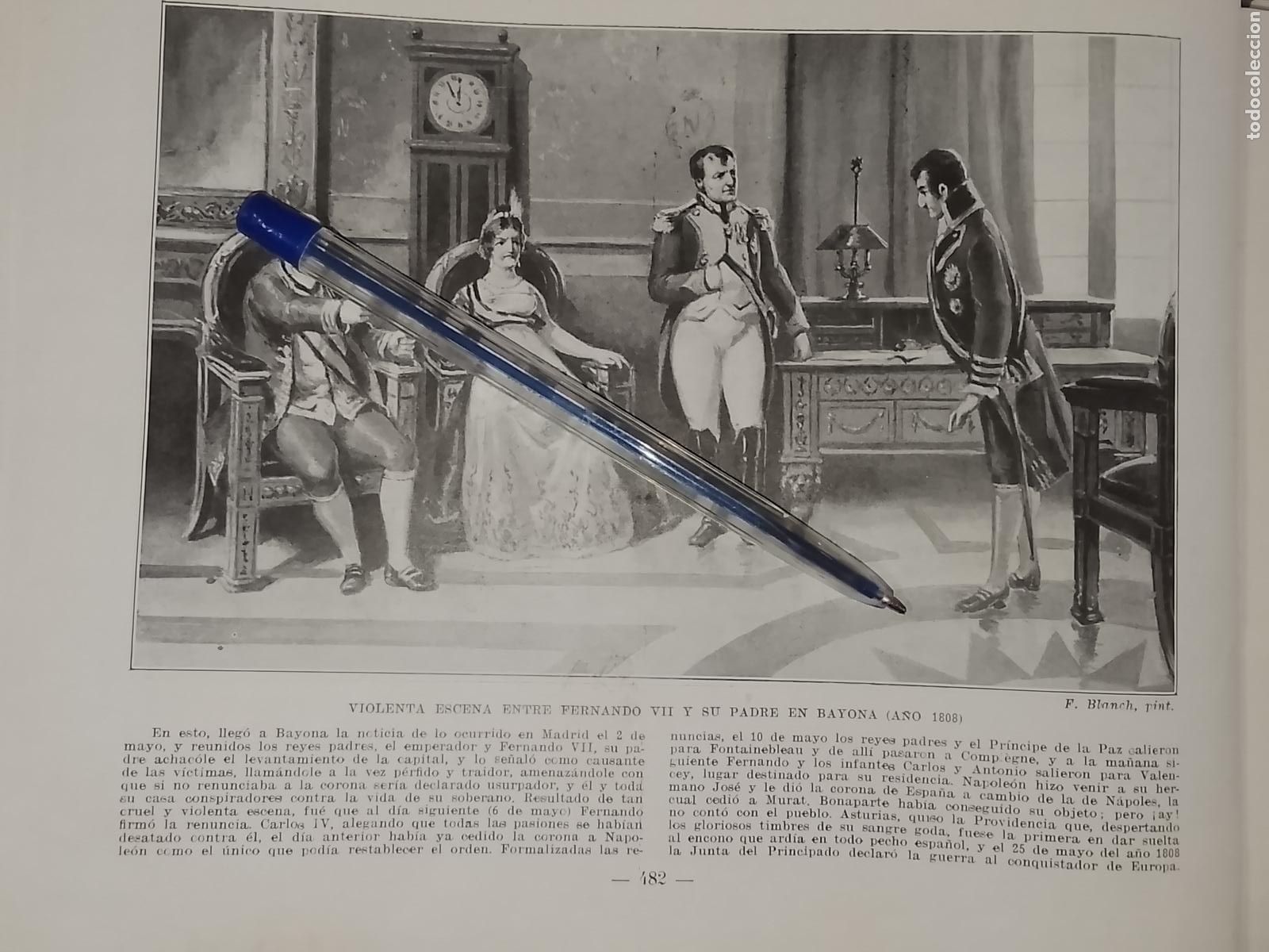 Coleccionismo: HOJA PUBLICACION - MILITAR - VILENTA ESCENA FERNANDO VII Y SU PADRE EN BAYONA A&Ntilde;O 1808