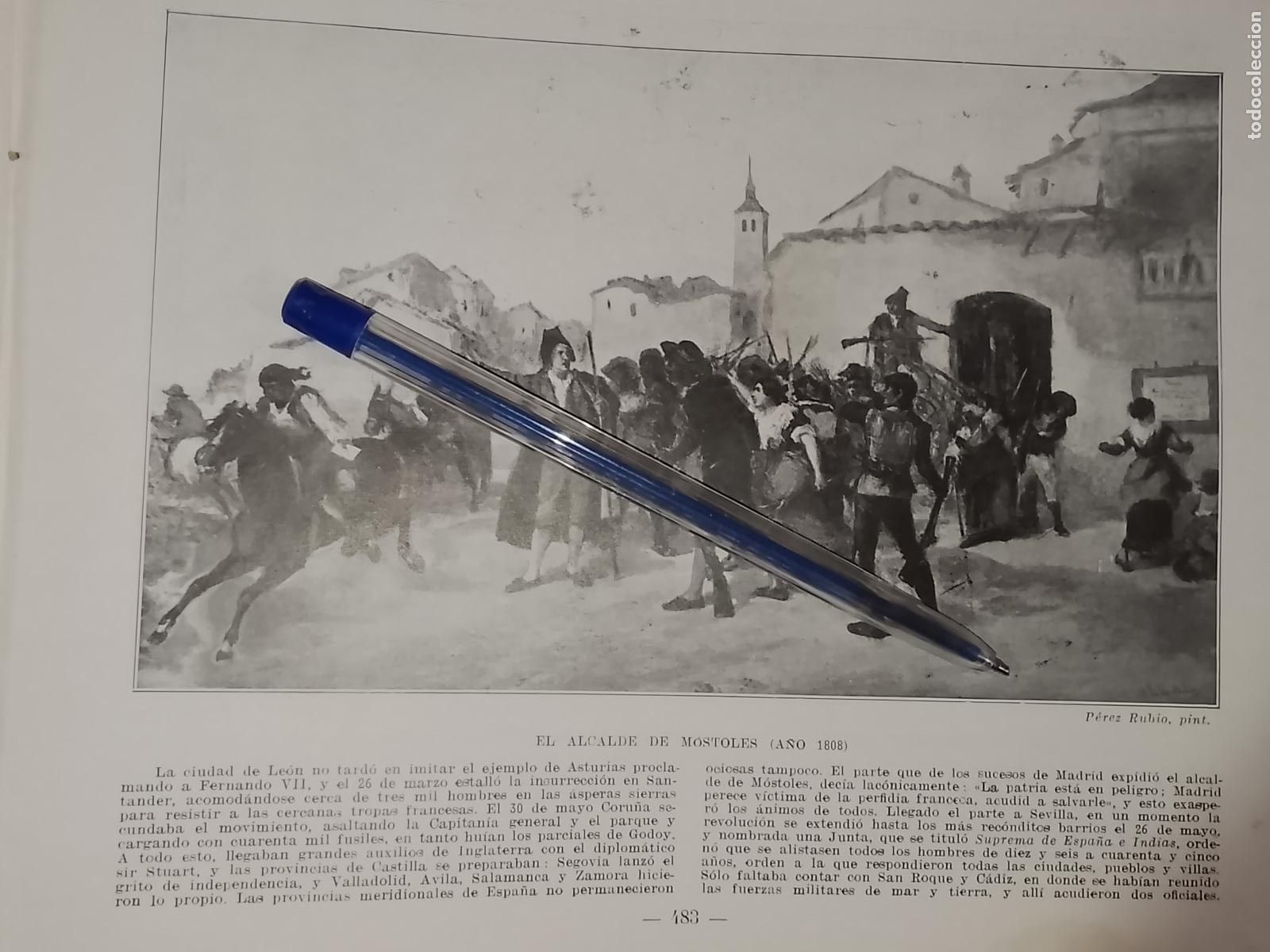 Coleccionismo: HOJA PUBLICACION - MILITAR - EL ALCALDE DE MOSTOLES A&Ntilde;O 1808 LEON , INSURRECCION DE SANTANDER