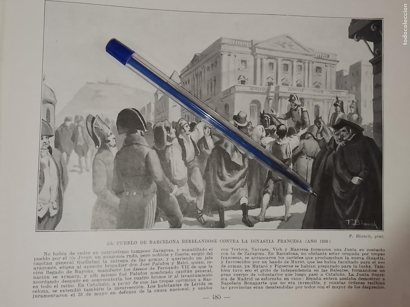Coleccionismo: HOJA PUBLICACION - MILITAR - EL PUEBLO DE BARCELONA REVELANDOSE CONTRA DISNASTIA FRANCESA A&Ntilde;O 1808
