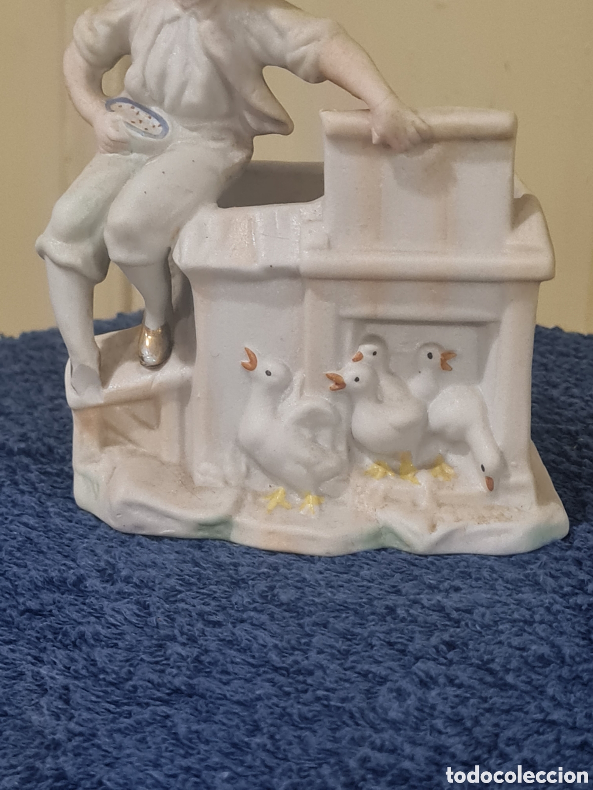 Coleccionismo: Biscuit antiguo con patos - Foto 5