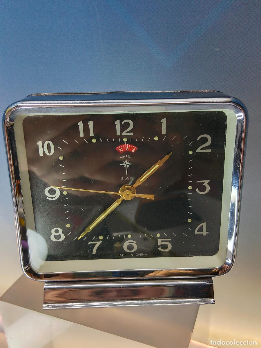 Coleccionismo: Reloj de mesita Polaris cuerda a&ntilde;os 60