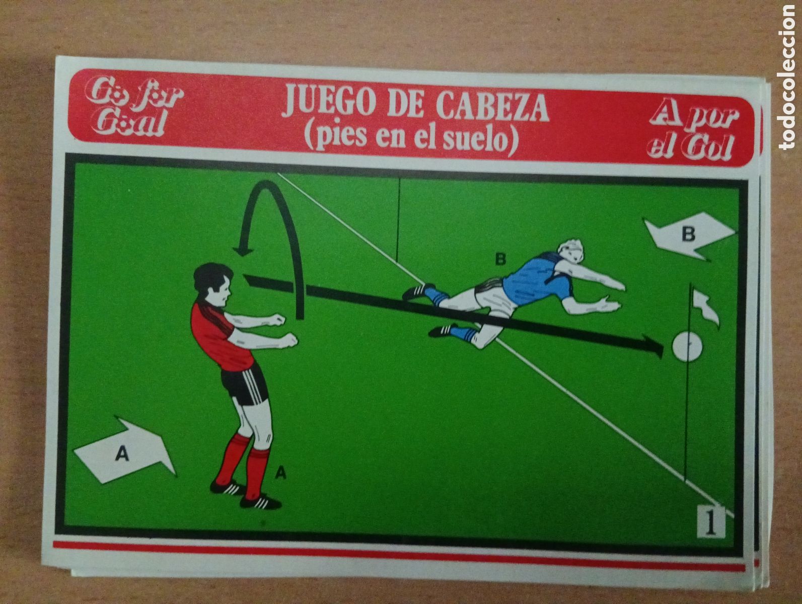 Collectionnisme: A por el gol. 6 Fichas de entrenamiento. Juego de cabeza (pies en el suelo) Coca-Cola 78