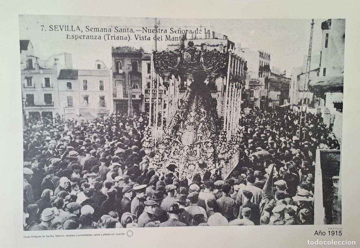 Coleccionismo: REPRODUCION LAMINA VISTAS ANTIGUAS DE SEVILLA NUESTRA SE&Ntilde;ORA DE LA ESPERANZA TRIANA. LAMIGRANSEV-047