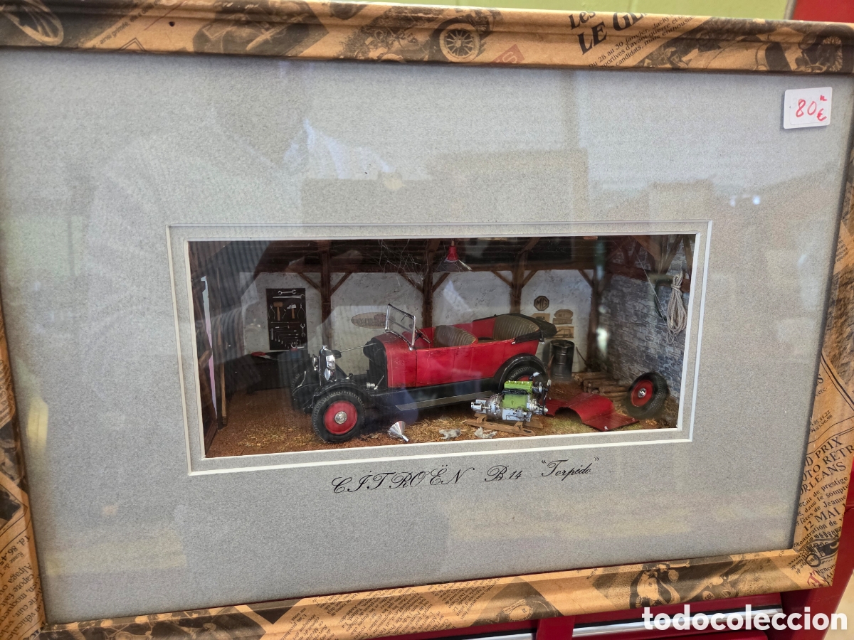 Collezionismo: FABULOSO DIORAMA DE TALLER DE COCHES ANTIGUO