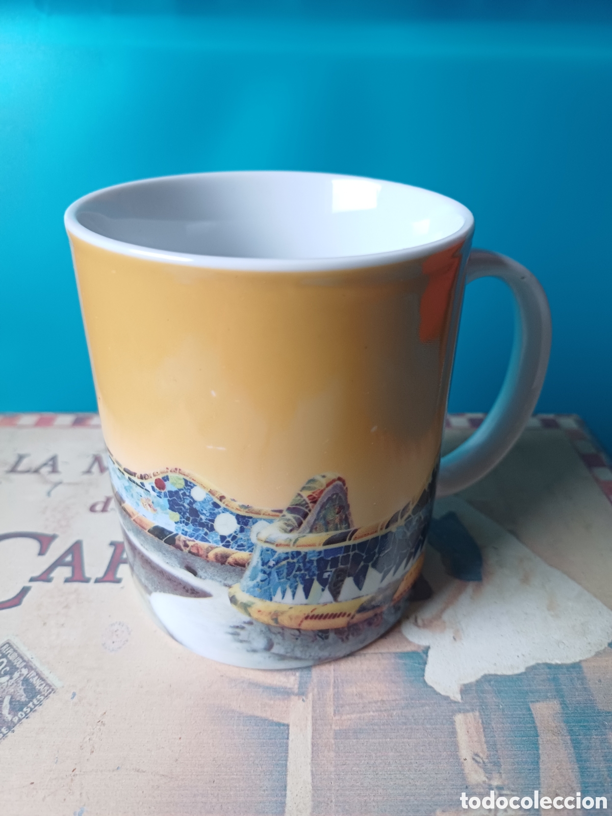 Sammeln: Taza Park G&uuml;ell Antoni Gaud&iacute; Bancs de la pla&ccedil;a trencad&iacute;s Modernismo modernisme