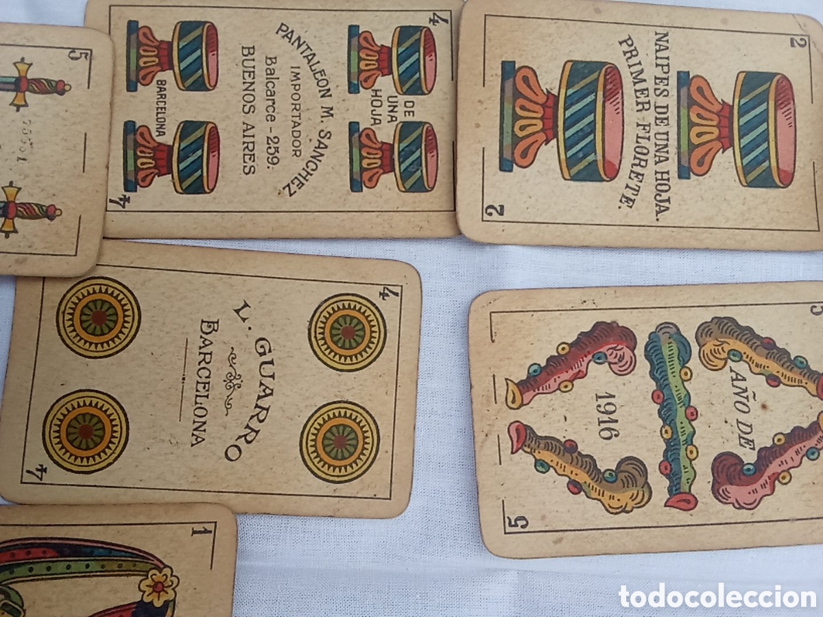 Coleccionismo: BARAJA ESPA&Ntilde;OLA ANTIGUA L.GUARRO 1916