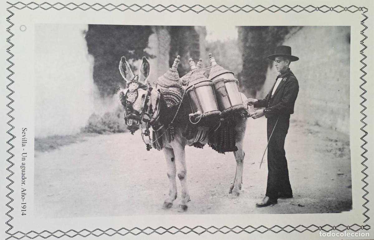 Coleccionismo: REPRODUCION LAMINA VISTAS ANTIGUAS DE SEVILLA UN AGUADOR A&Ntilde;O 1914. LAMIGRANSEV-055