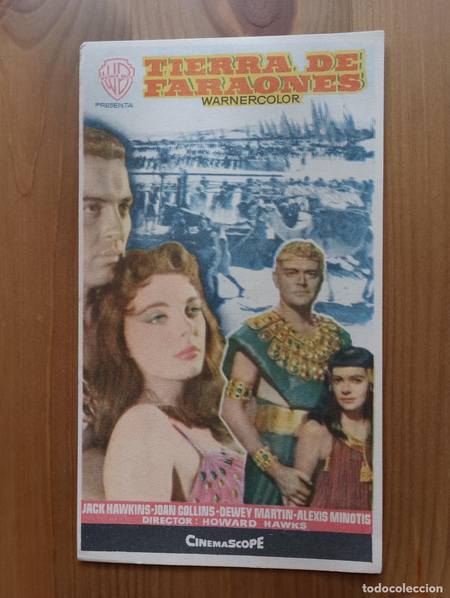 Coleccionismo: PROGRAMA DE CINE TIERRA DE FARAONES