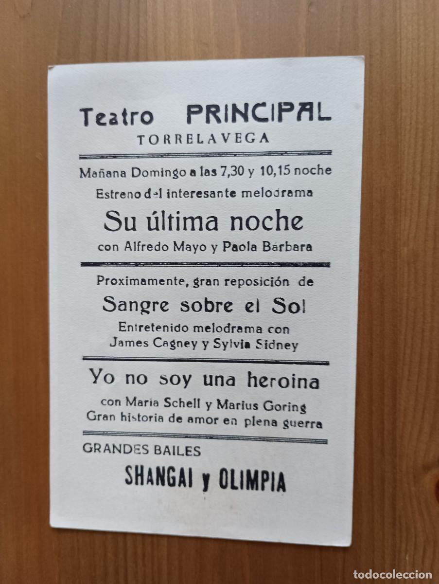Coleccionismo: PROGRAMA DE CINE SU ULTIMA NOCHE - Foto 2