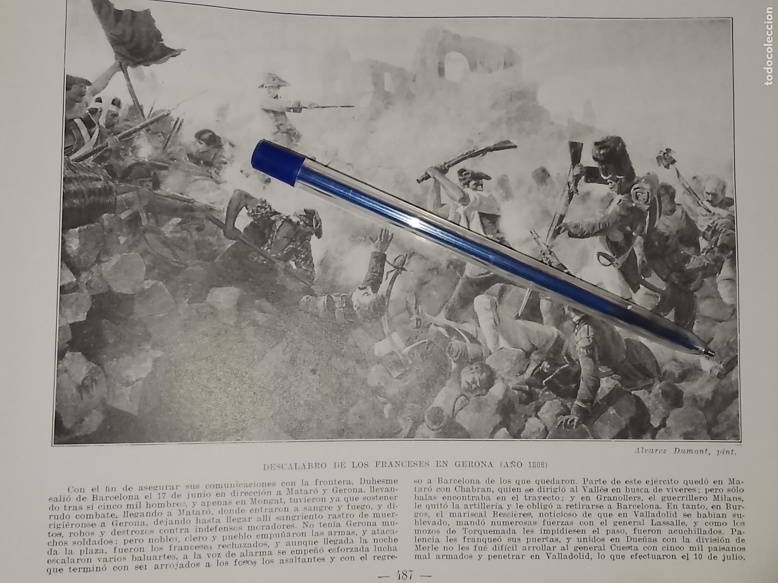 Coleccionismo: HOJA PUBLICACION - MILITAR - DESCALABRO DE LOS FRANCESES EN GERONAEN 1808