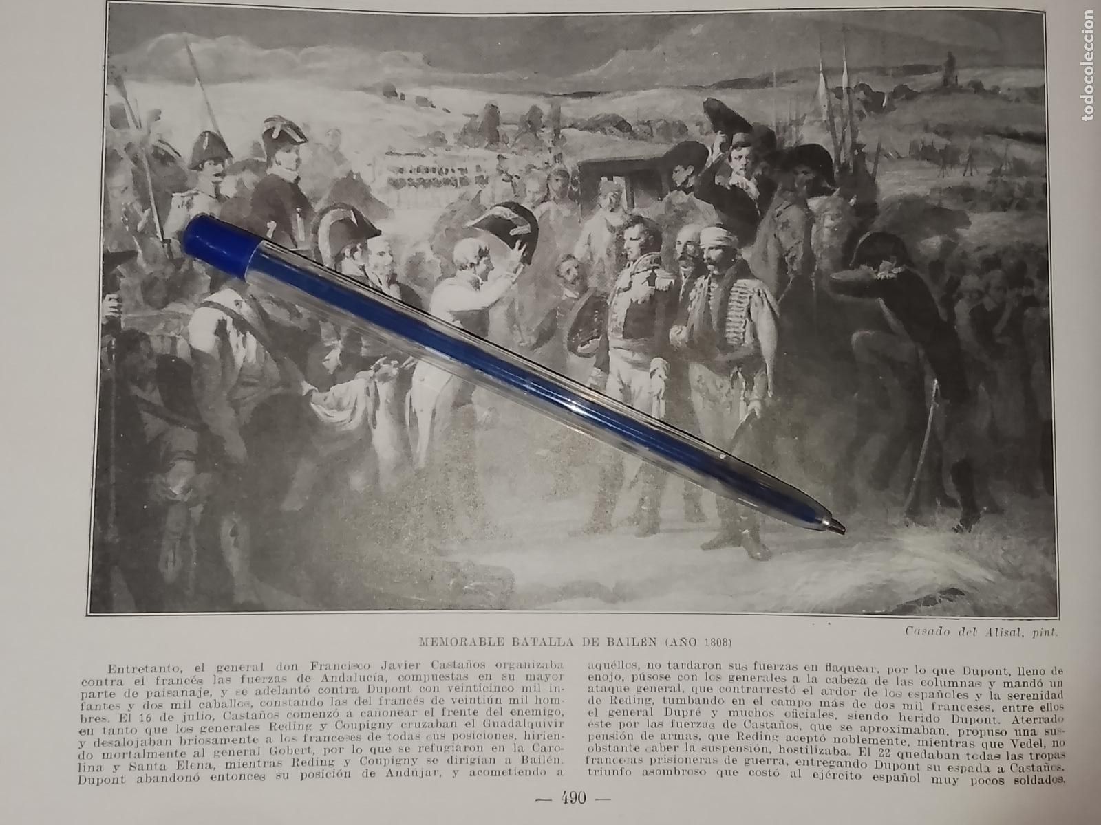 Coleccionismo: HOJA PUBLICACION - MILITAR - MEMORABLE BATALLA DE BAILEN EN 1808