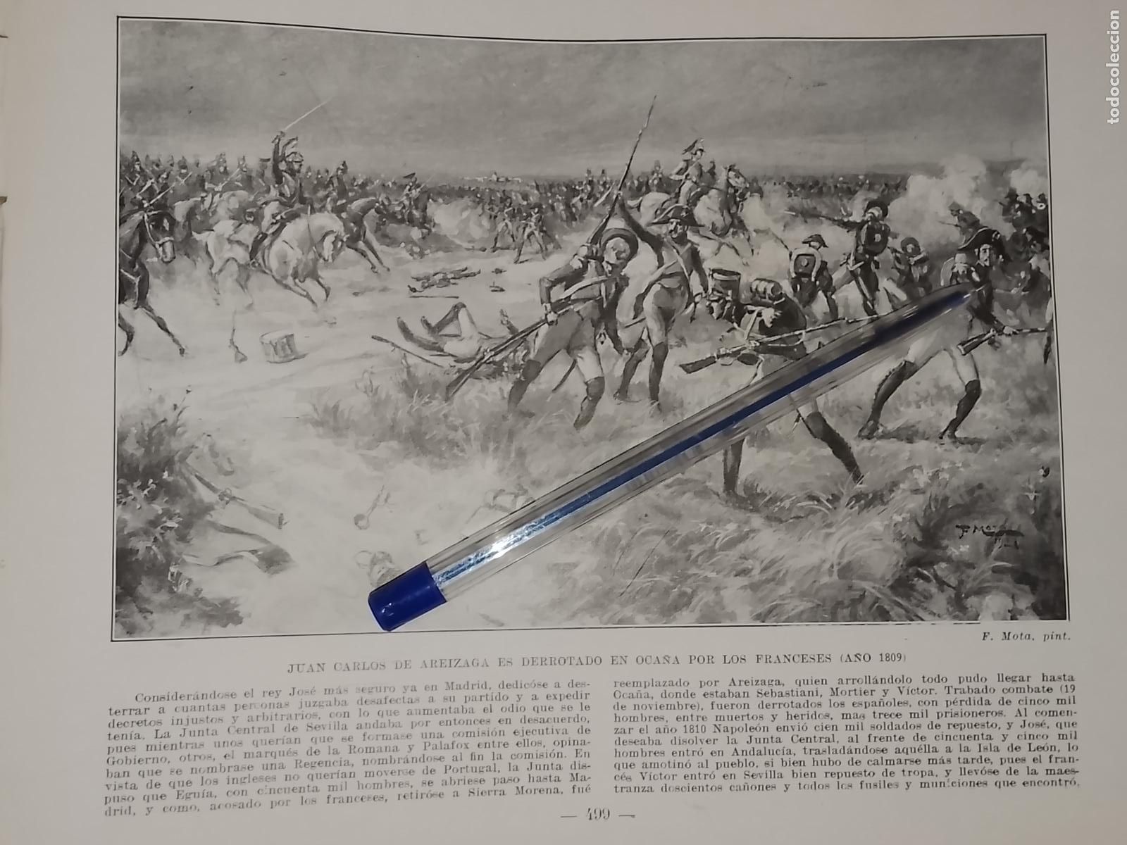 Coleccionismo: HOJA PUBLICACION - MILITAR - JUAN CARLOS DE AREIZAGA ES DERROTADO FRANCESES 1809