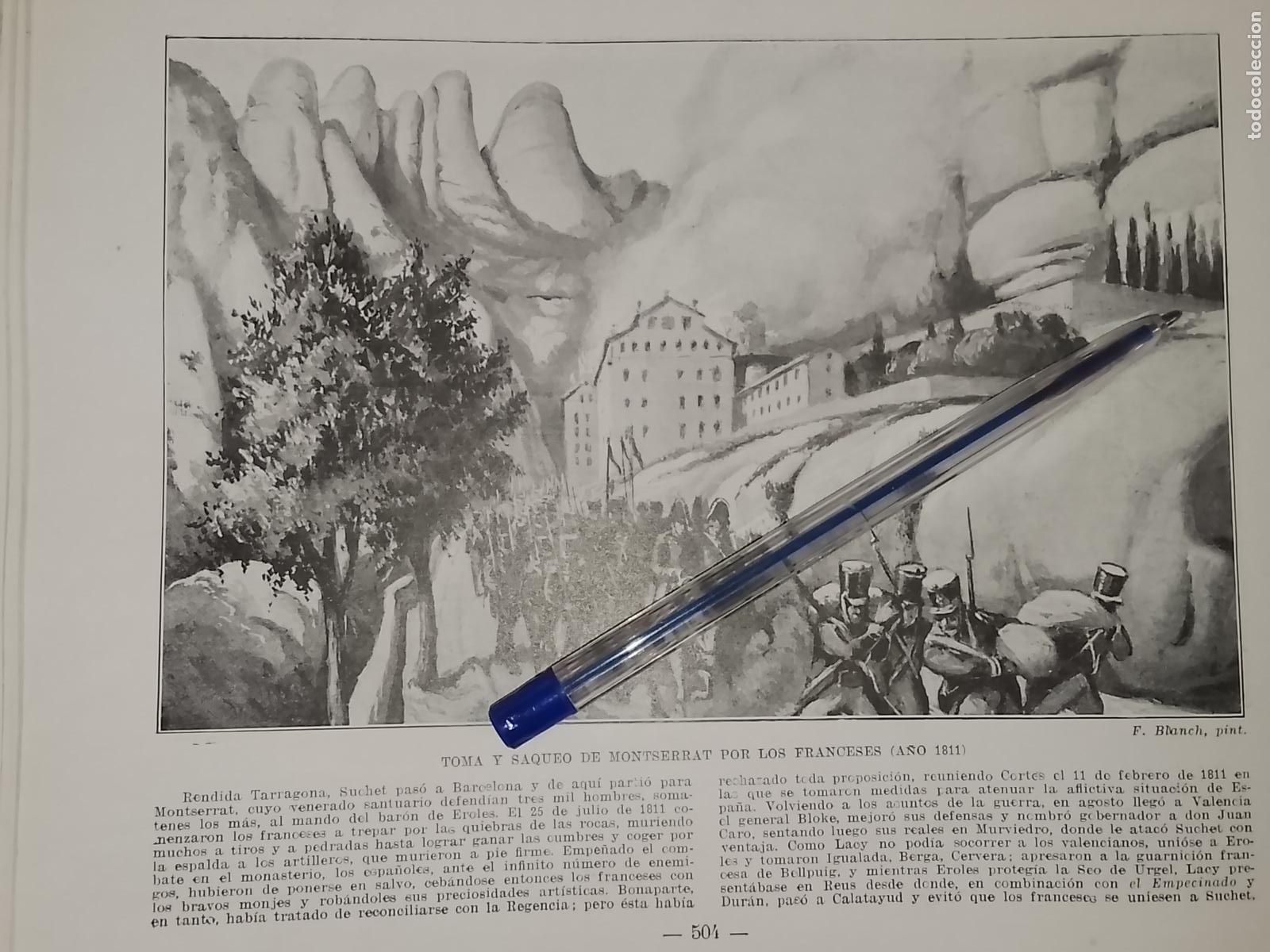 Coleccionismo: HOJA PUBLICACION - MILITAR - TOMA Y SAQUEO DE MONTSERRAT POR LOS FRANCESES EN 1811
