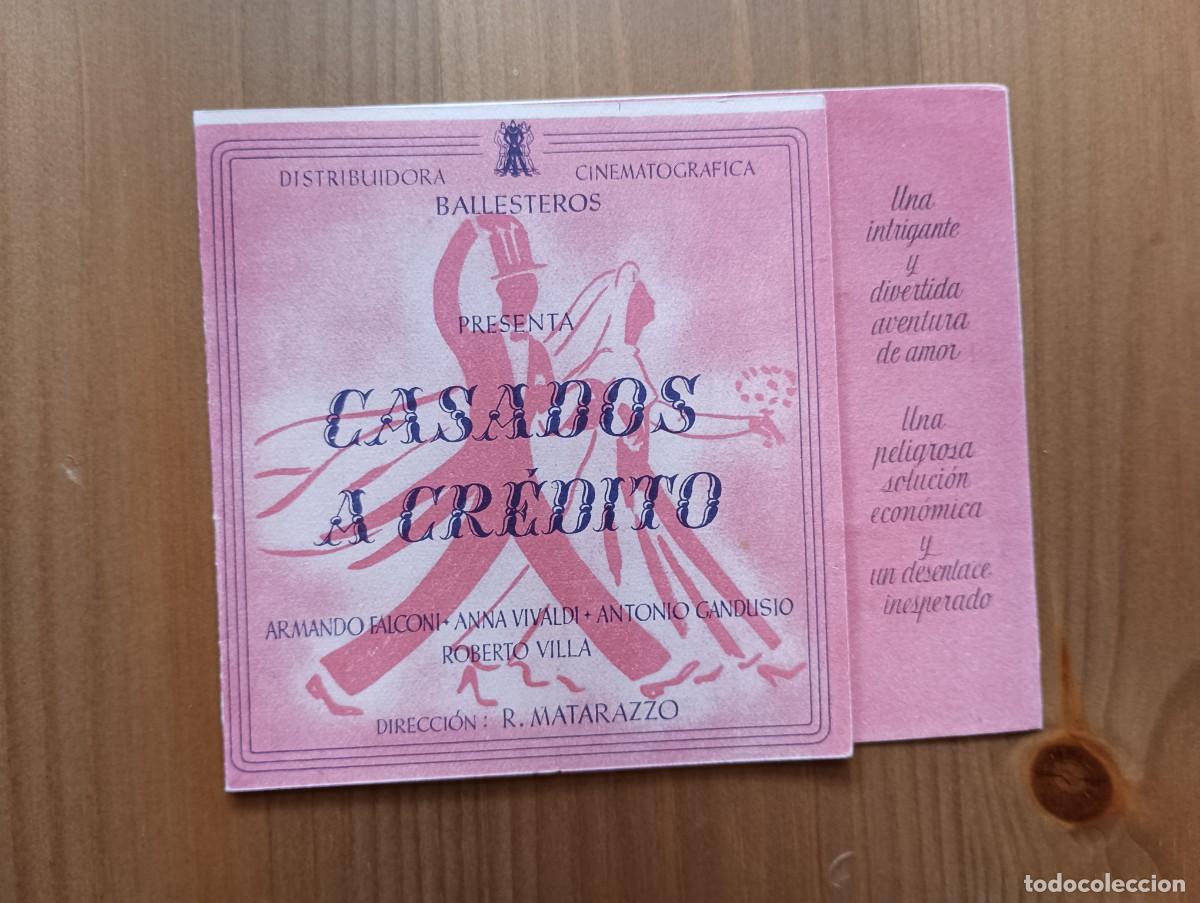 Coleccionismo: PROGRAMA DE CINE CASADOS A CREDITO