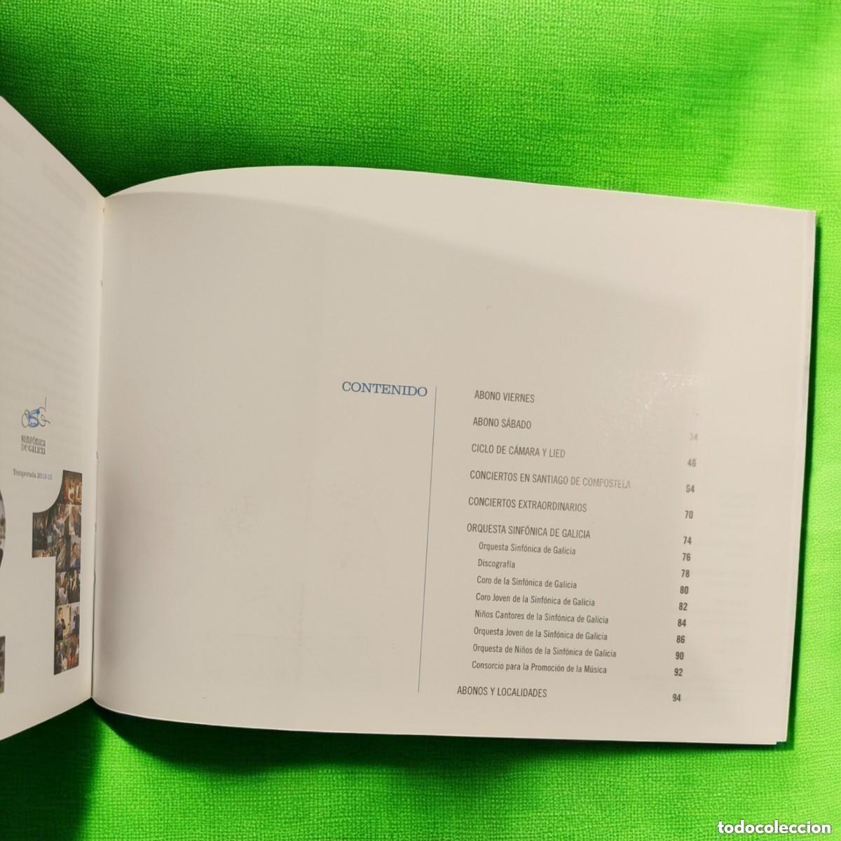 Coleccionismo: Sinf&oacute;nica de Galicia &ndash; Libro-Programa Temporada 2012-2013 - Foto 2