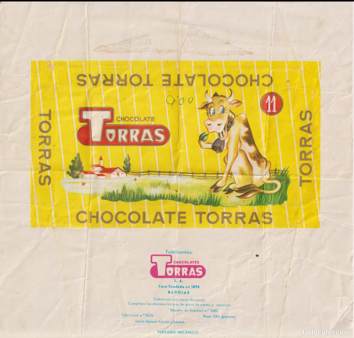 Collecting: ANTIGUO ENVOLTORIO CHOCOLATE TORRAS &ndash; (22X22,5)