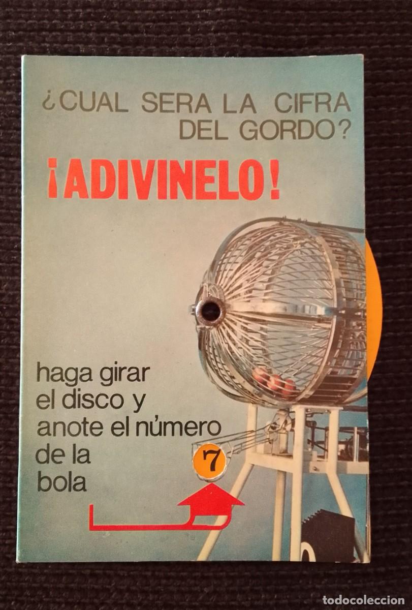 Coleccionismo: &iquest;CUAL SERA LA CIFRA DEL GORDO? &iexcl;ADIVINELO! GIRAR EL DISCO.