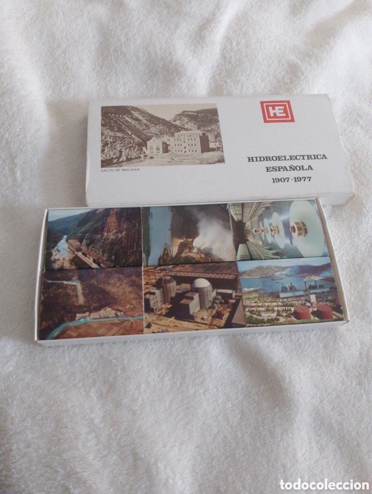Coleccionismo: Cajas de cerillas conmemorativas 70 a&ntilde;os hidroel&eacute;ctrica